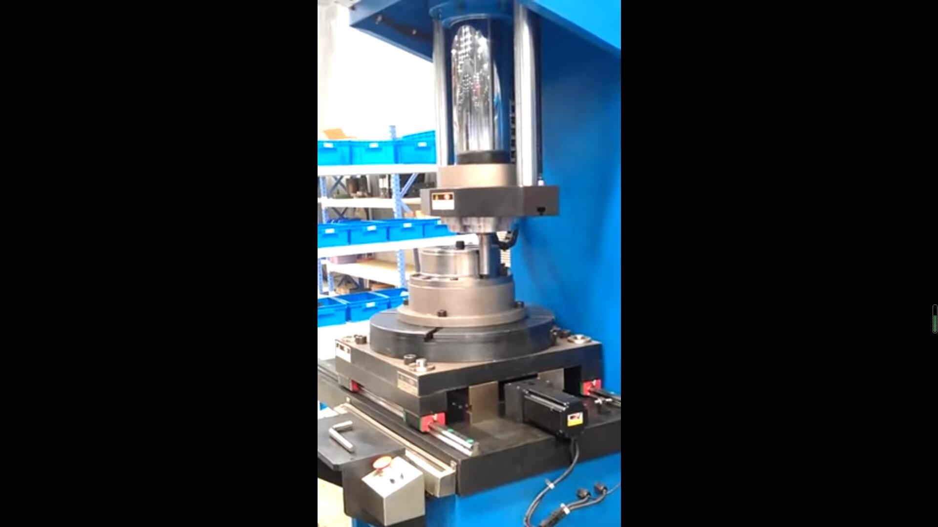 CNC Hydraulic Press Working Process